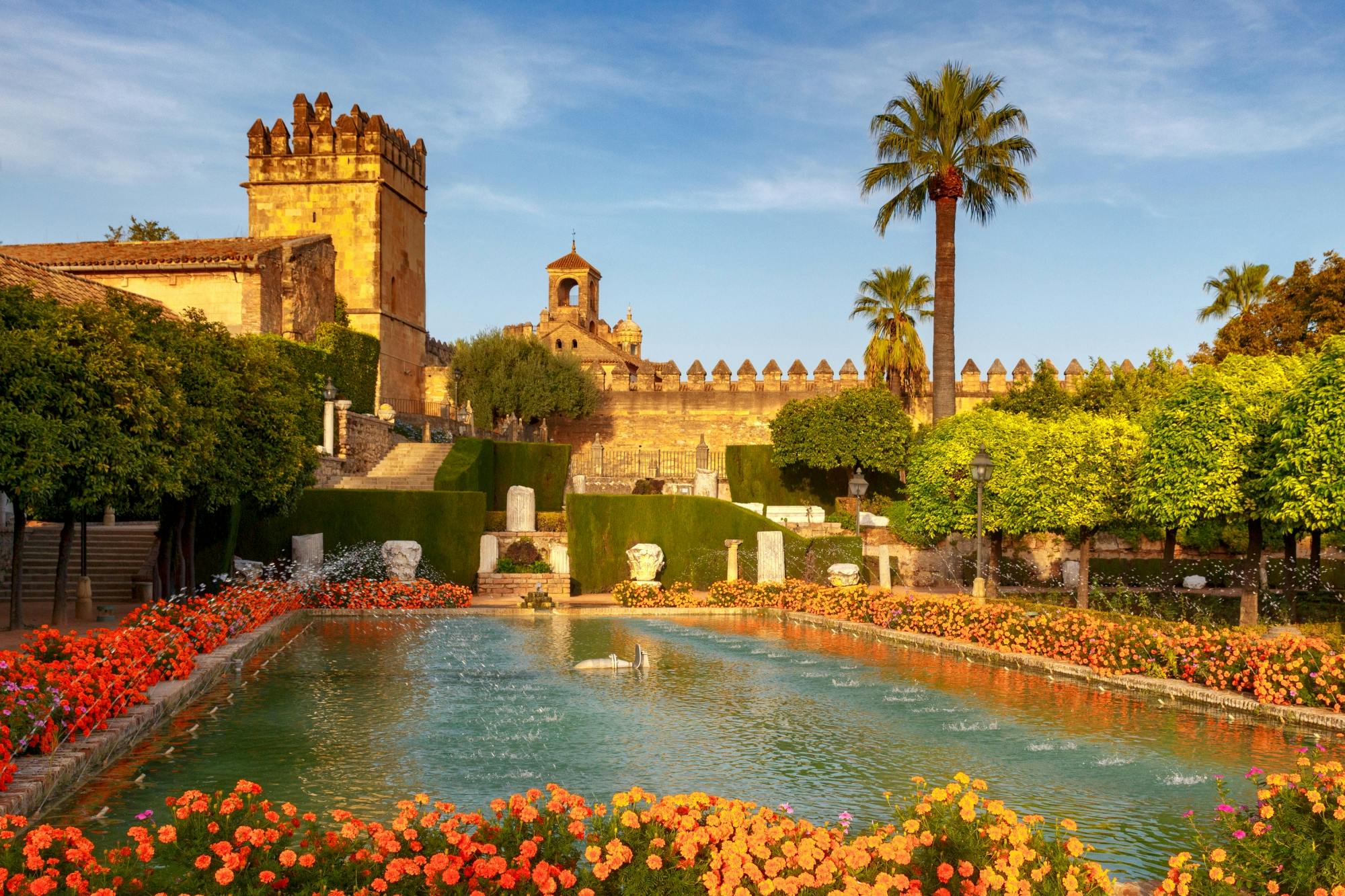 Guided tour of Alcázar of Cordoba at night