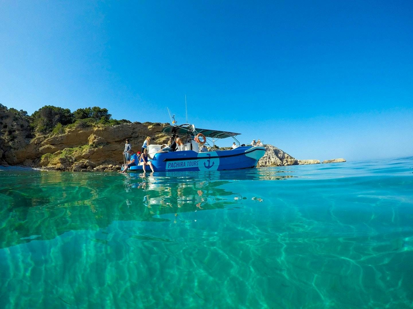Exclusive Boat tours with Pachira from Fornells without Transfer