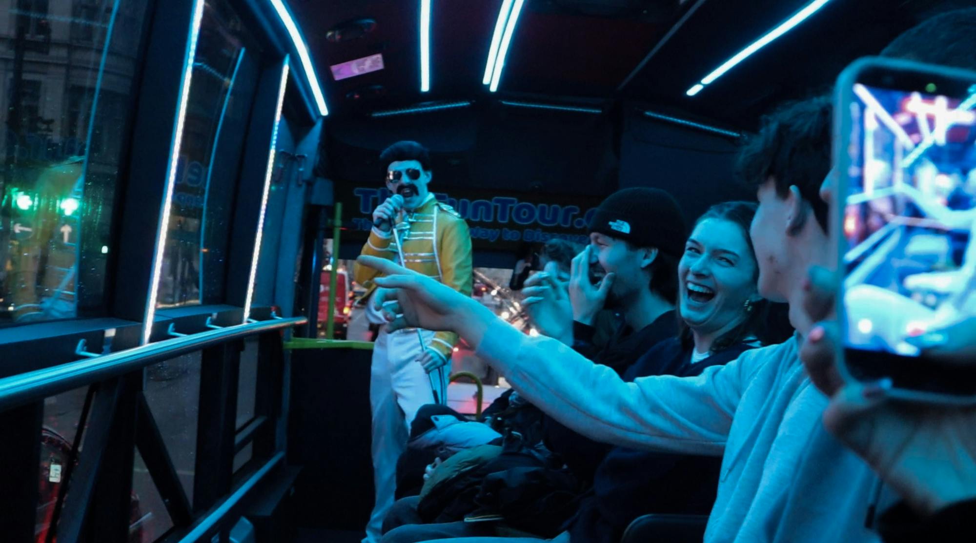 Londense comedy bustour met live acteurs