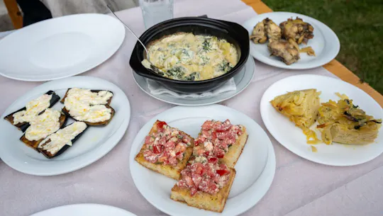 Traditional northern Albania food tasting in Shkodra