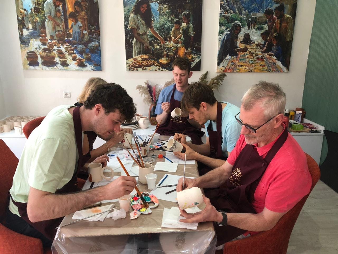 Authentic traditional Moroccan ceramics and jewellery workshop