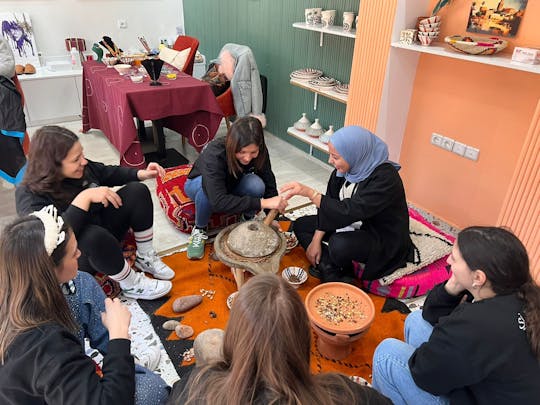 Moroccan beauty experience, tea ceremony and argan oil at Medina Mall