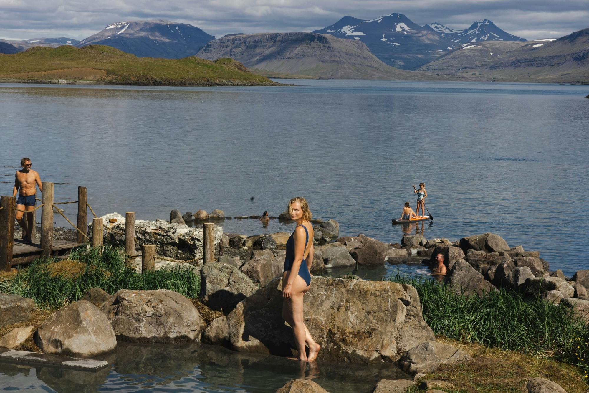Hvammsvík Hot Springs Experience with Bus Transfer from Reykjavík