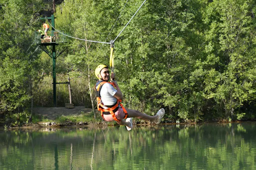 Monster buggy, jet boat and zip-line experience with boat cruise and lunch