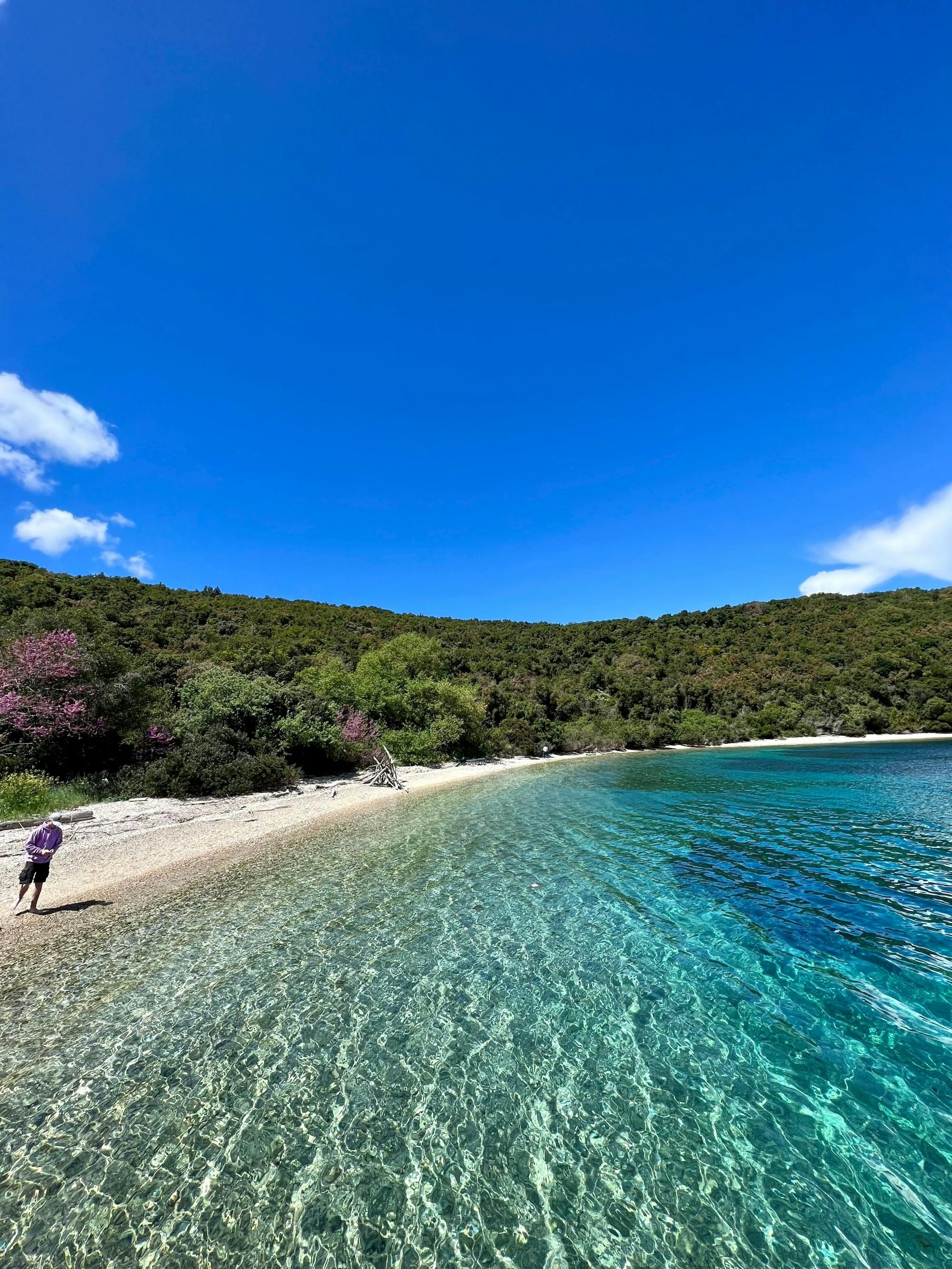 Corfu Blue Caves cruise with swim stops, lunch and optional transfers