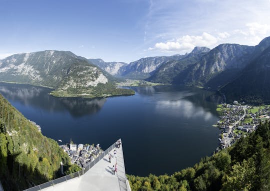 Hin- und Rückfahrkarte für die Salzbergbahn und den Welterbeblick Skywalk