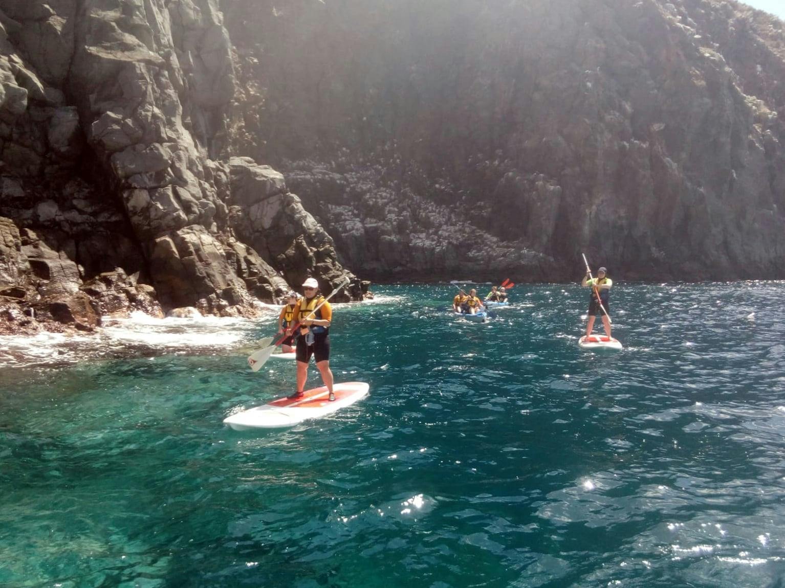 Stand-up paddle private lesson two-hours for two people