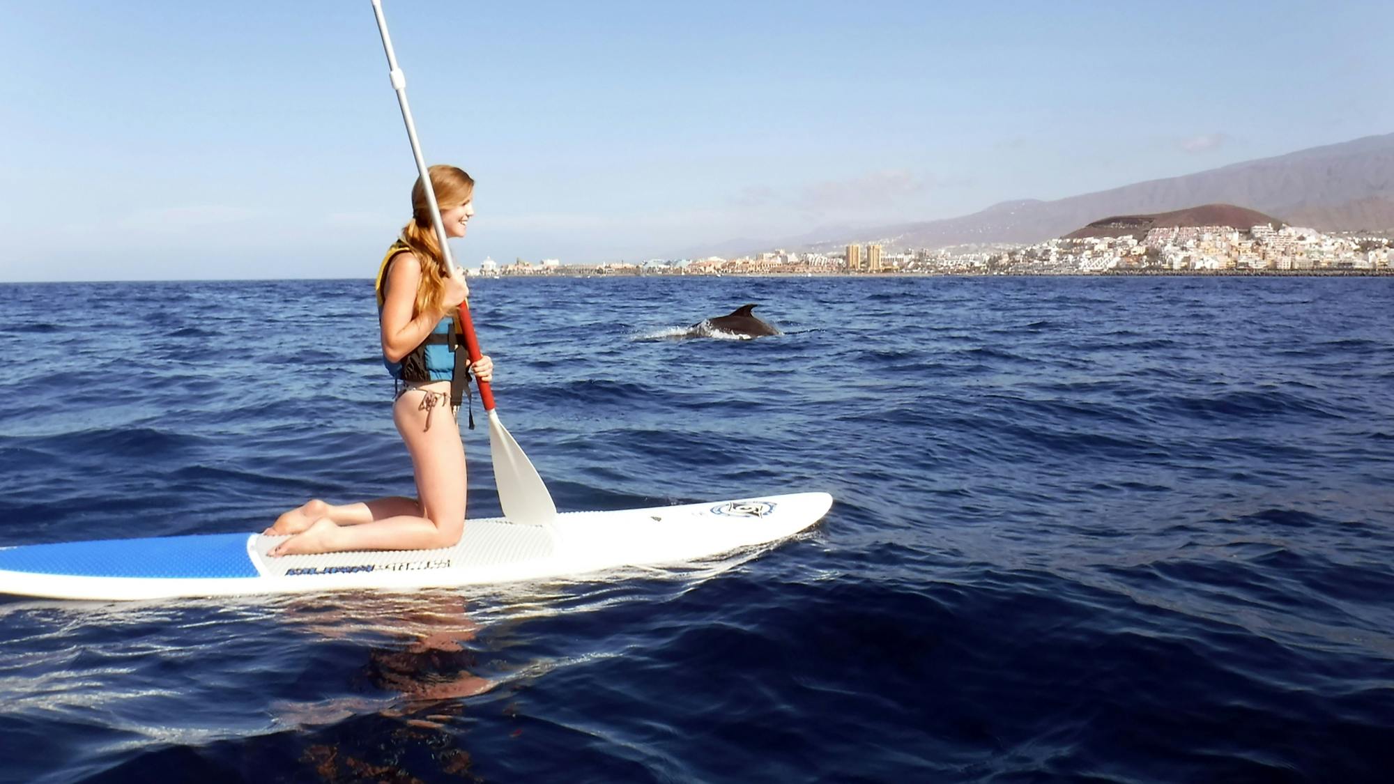 Stand-up paddle private lesson two-hours for two people