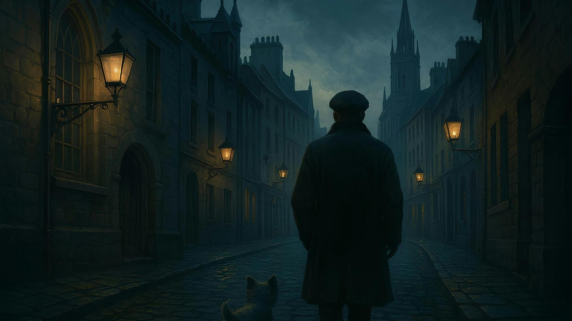 Juego de misterio y investigación policíaca en Edimburgo con exploración de la ciudad al aire libre