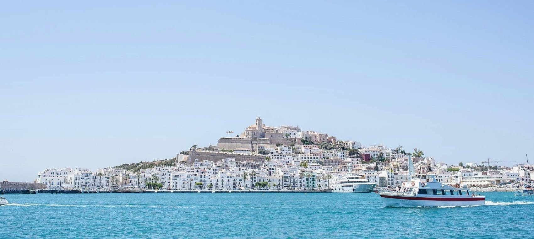 Ibiza Town roundtrip ferry transfer from Cala Pada