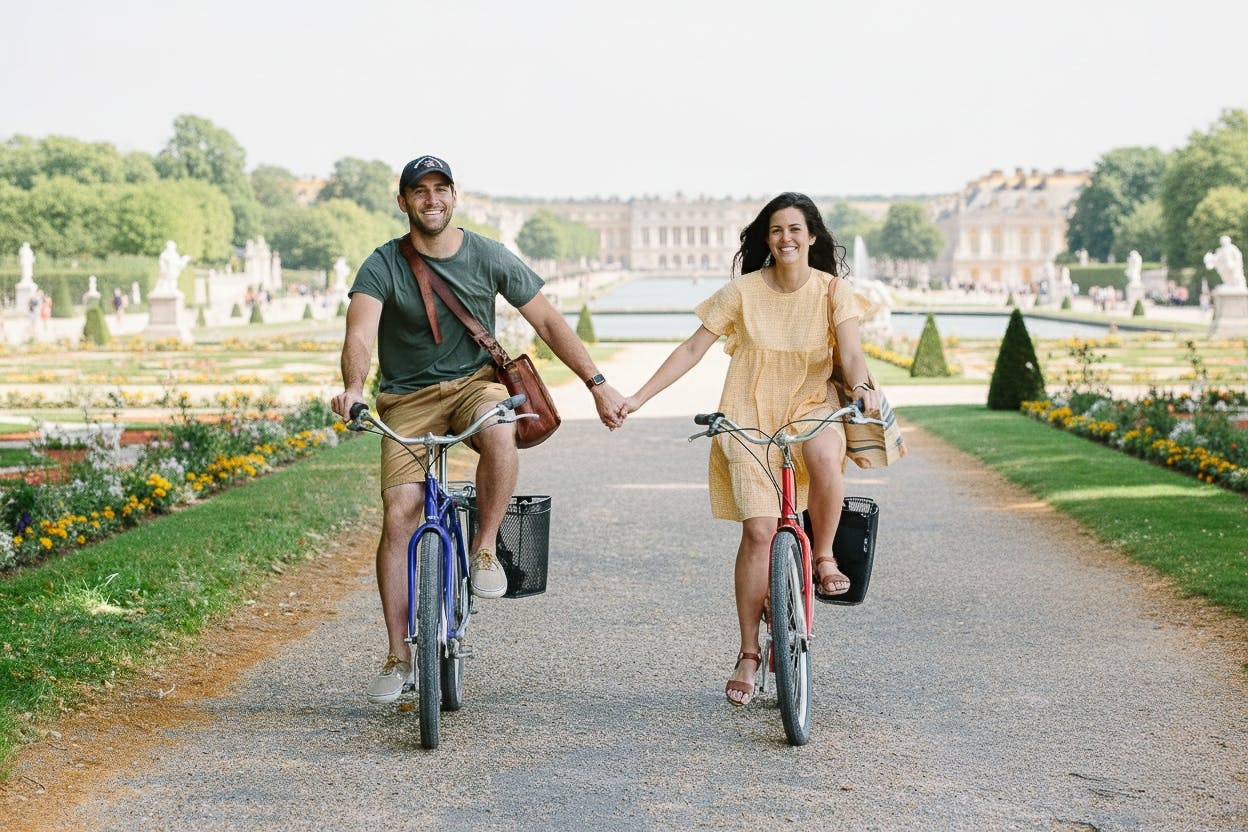 Noleggio biciclette al Castello di Versailles