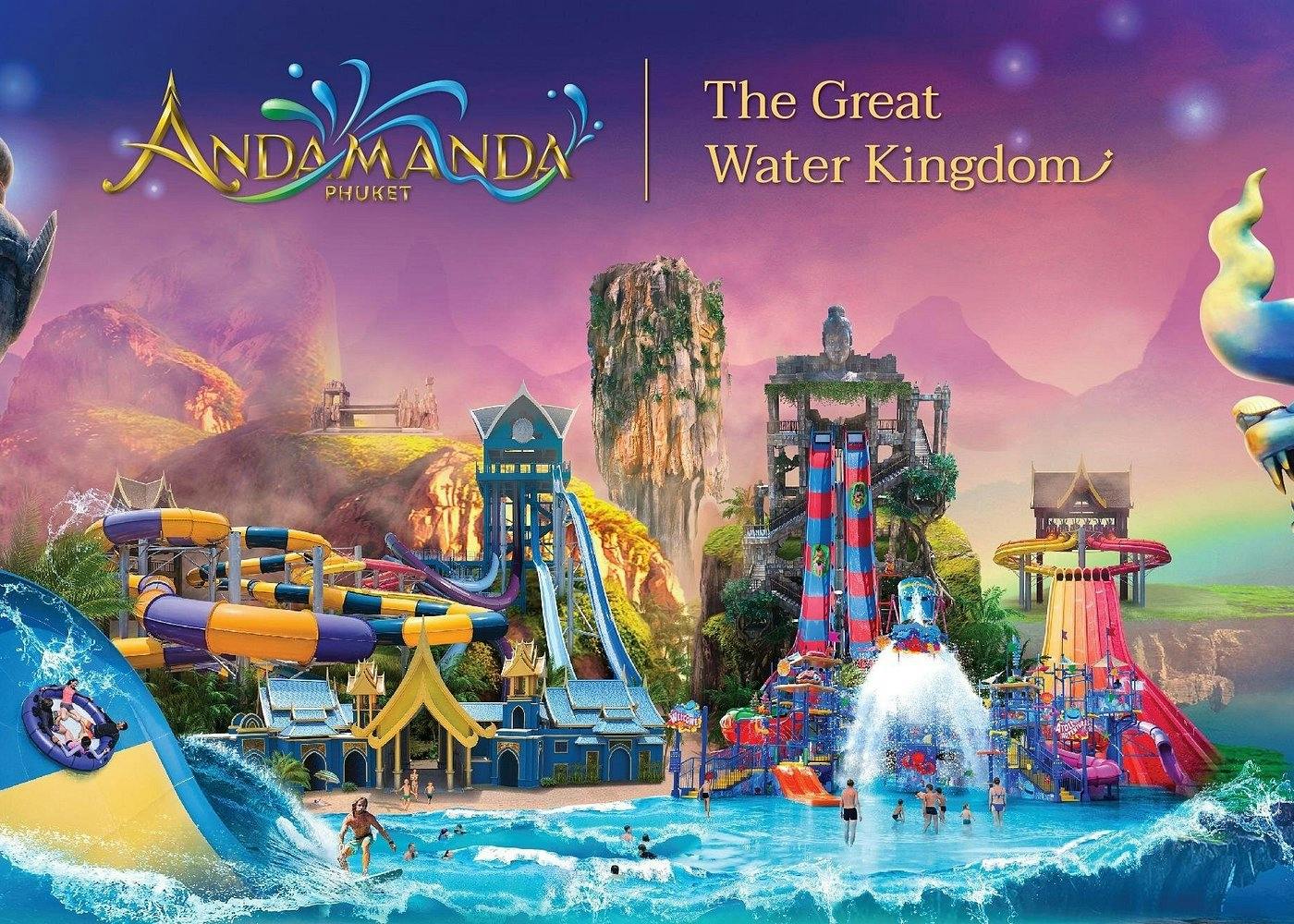 Bilhetes para o Andamanda Water Park Phuket