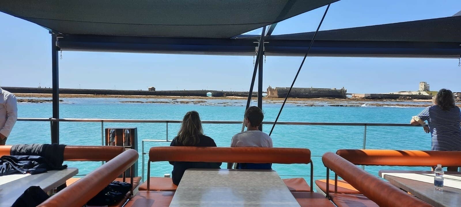 Cadiz solar eclipse guided tour and catamaran cruise