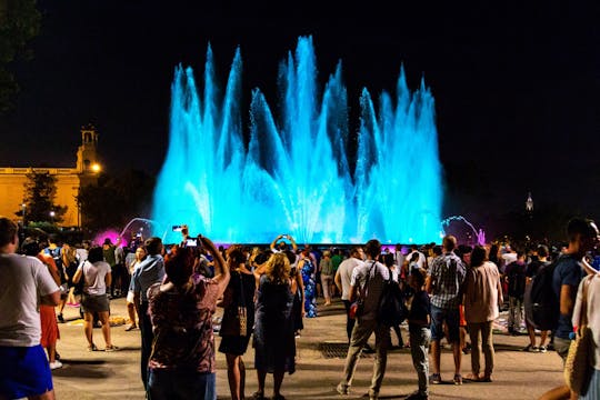 Barcelona  Fountain show and free time