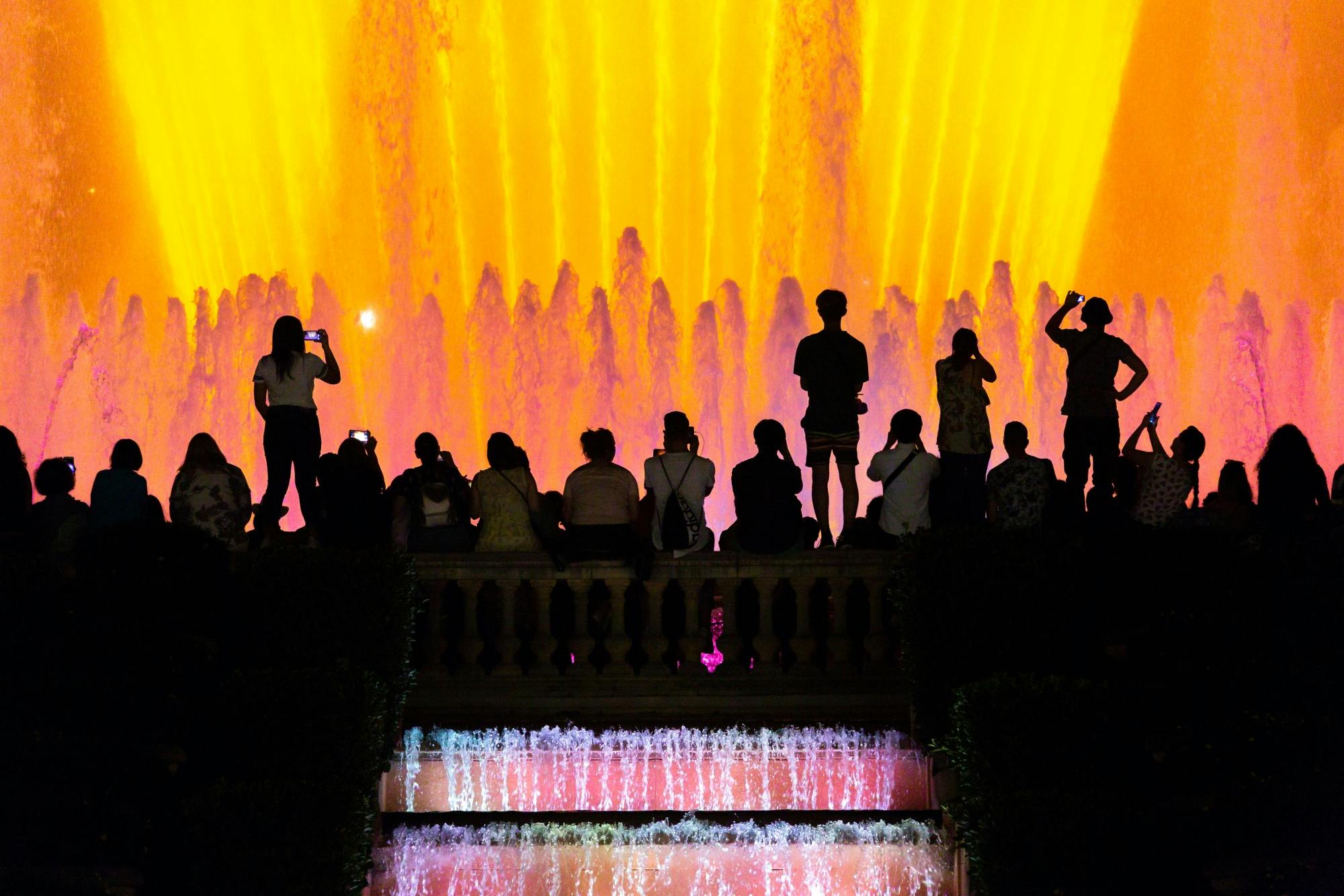 Barcelona Magic Fountain show and free time