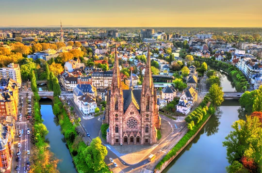 Self-guided in app e-scavenger hunt in Strasbourg