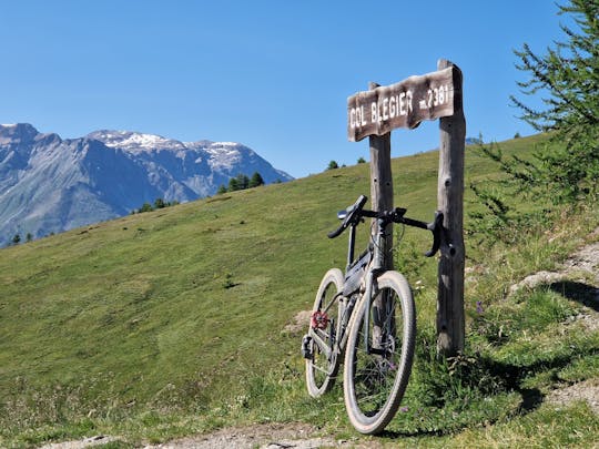 Strada dell'Assietta gravel cycling adventure from Sauze d'Oulx