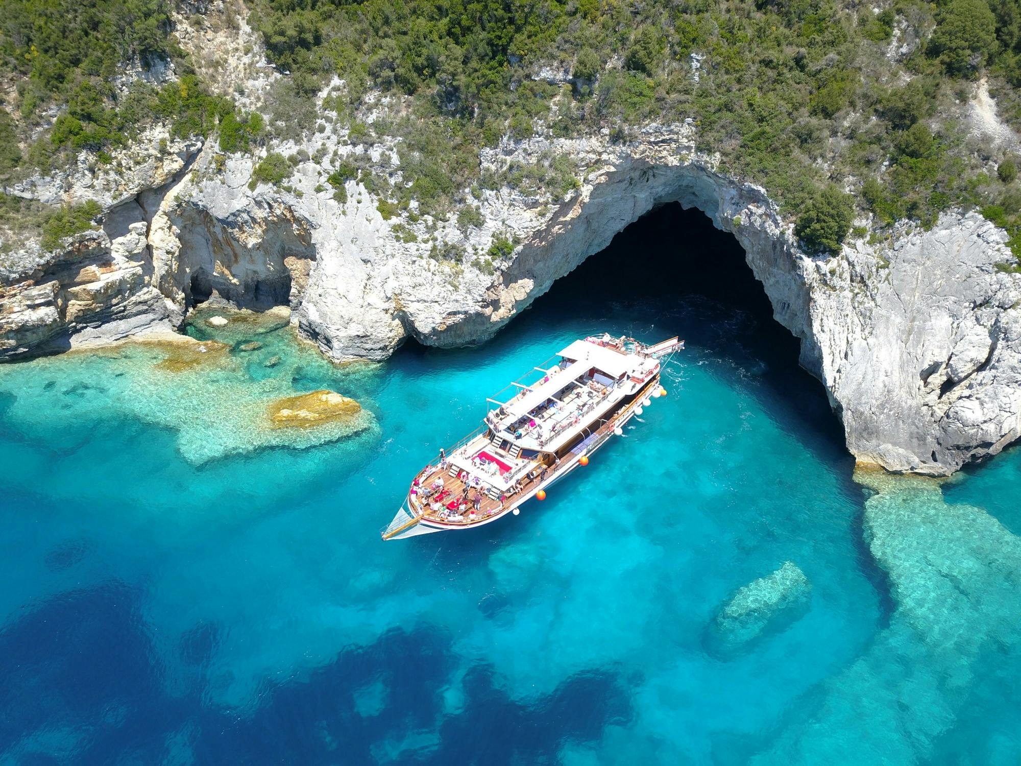 Paxos and Antipaxos Captain Hook Boat Cruise