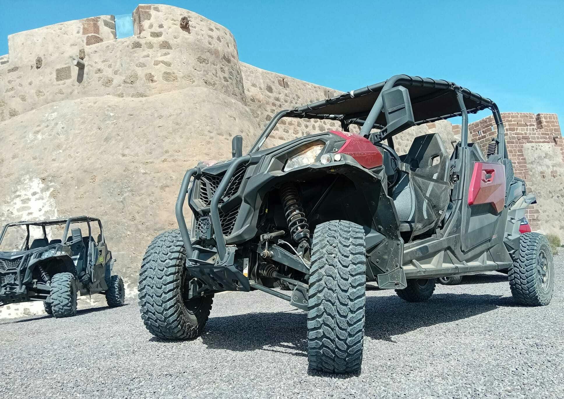 North Lanzarote mixed-terrain four-seater buggy tour – ticket only