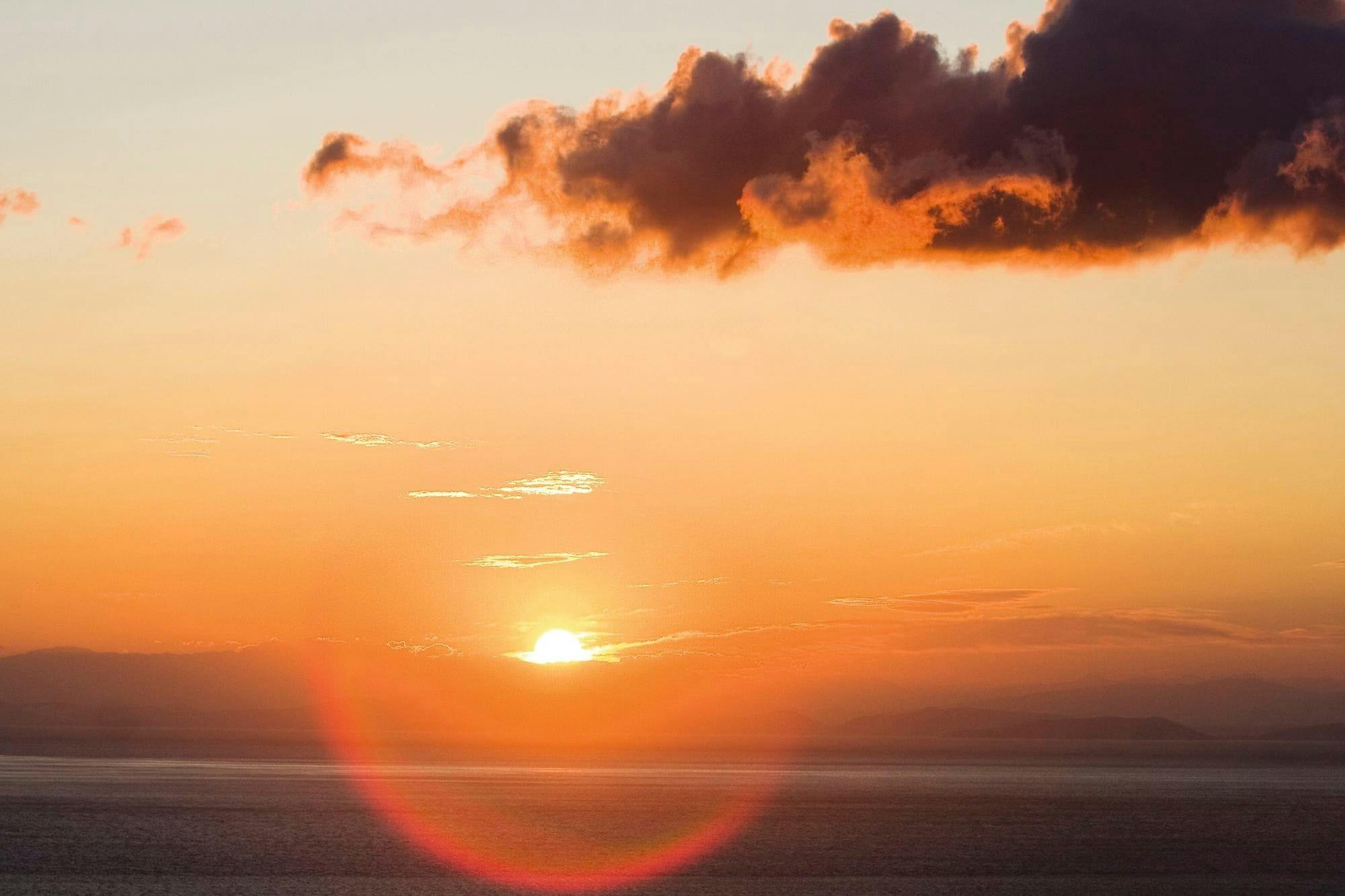 Sunset 4x4 mountain adventure in Thassos