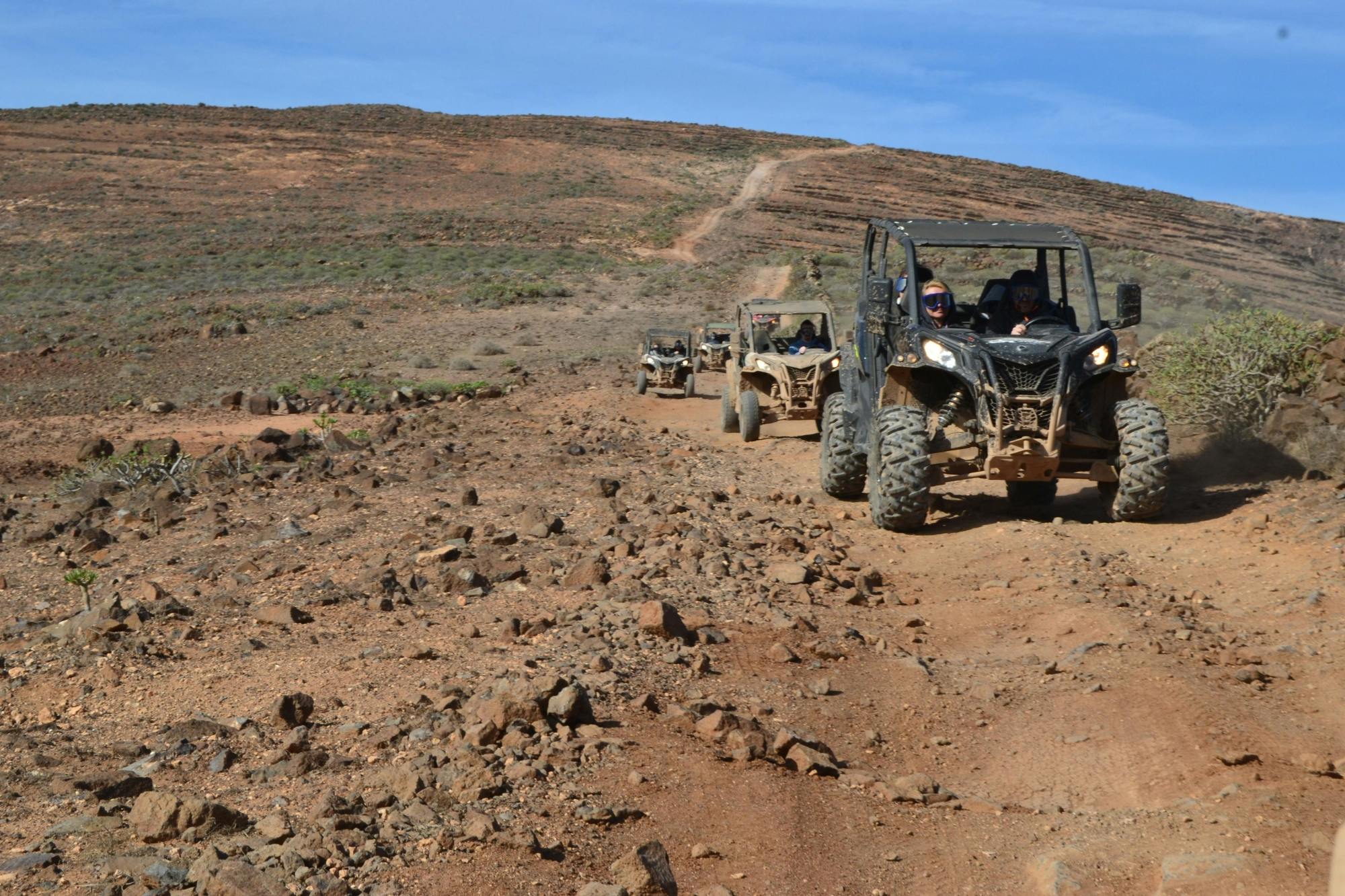 North Lanzarote mixed-terrain four-seater buggy tour – ticket only