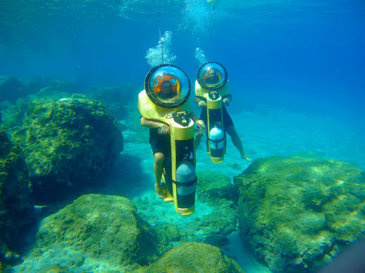 Cyprus underwater walking or scooter small-group tour