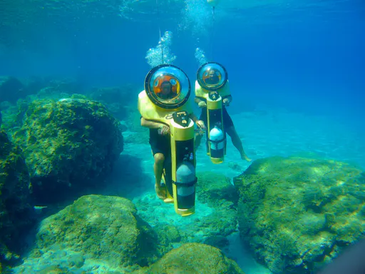 Cyprus underwater walking or scooter small-group tour