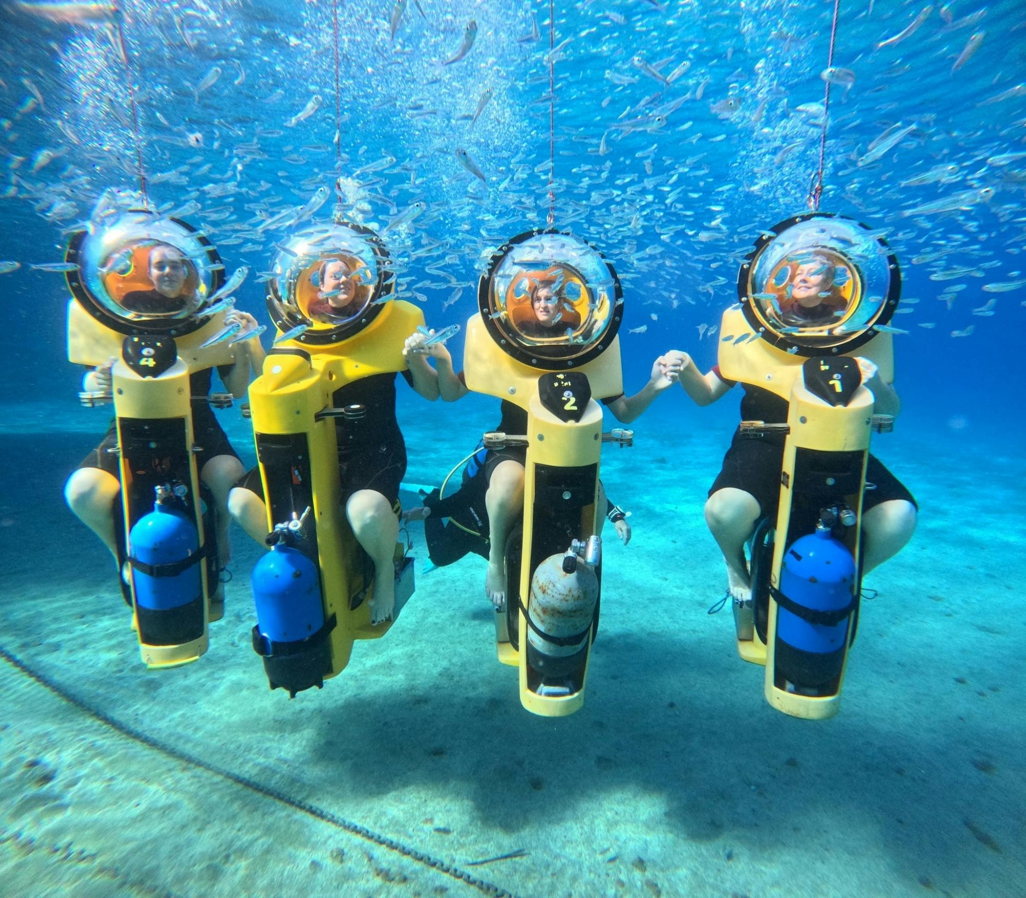 Cyprus underwater walking or scooter small-group tour