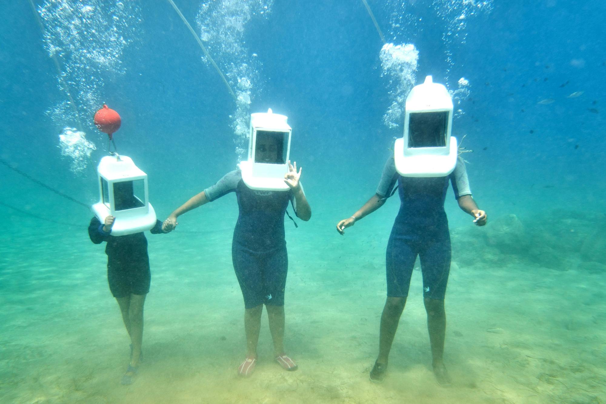 Cyprus underwater walking or scooter small-group tour