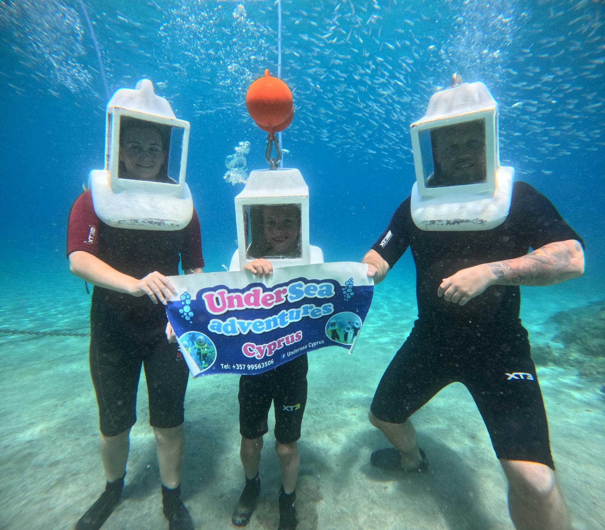 Cyprus underwater walking or scooter small-group tour