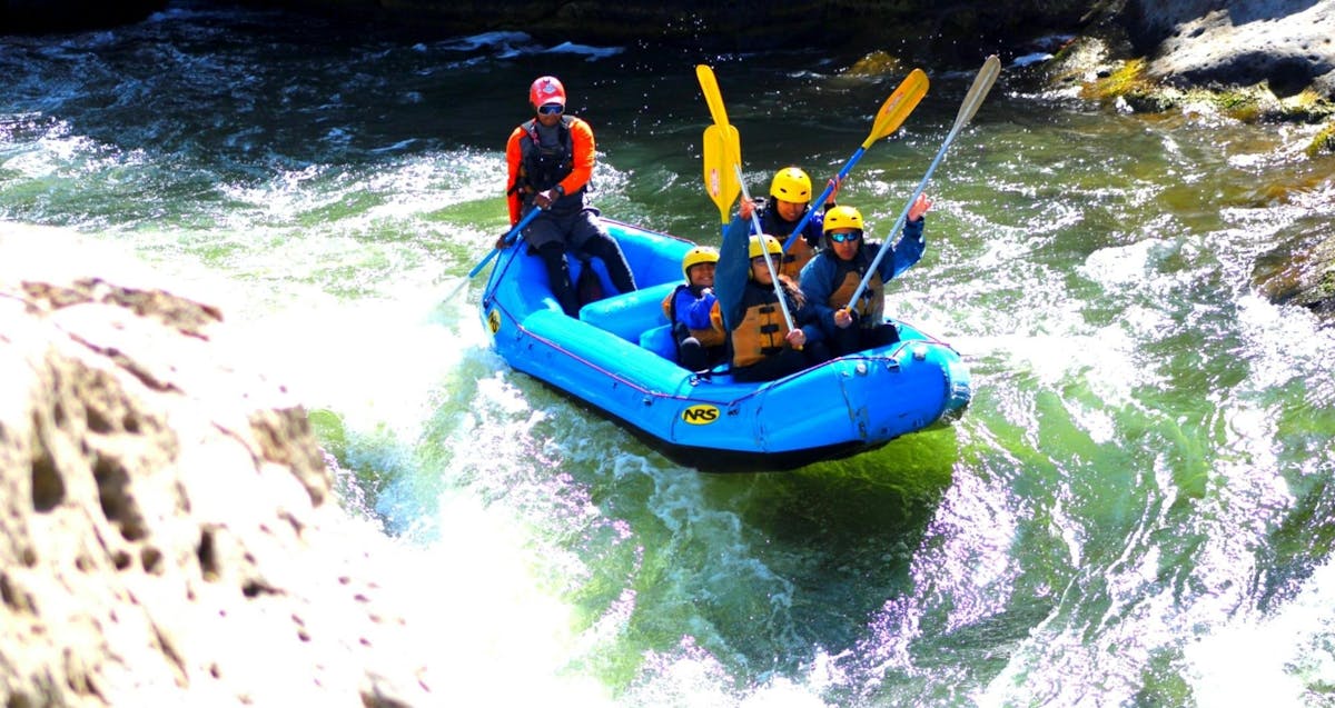 Chili rivier rafting avontuur vanuit Arequipa