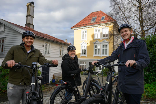 Guided e-bike ride through historic Bergen and waterfront