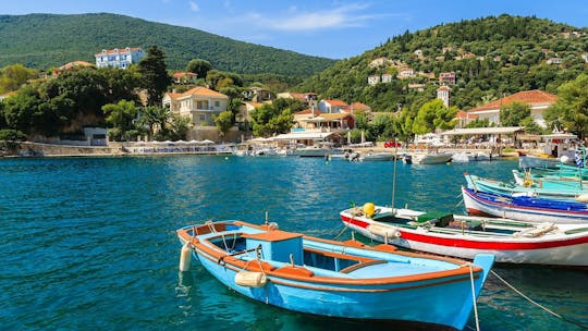 Full-day Ithaca cruise with swim stops