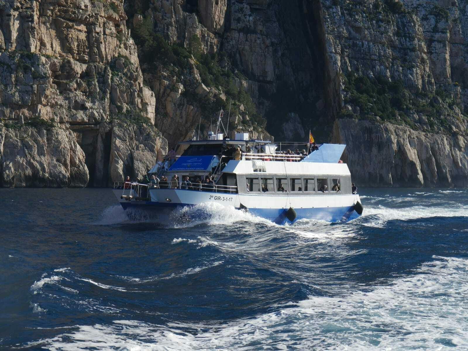 Glass-bottom boat cruise on Ibiza’s west coast