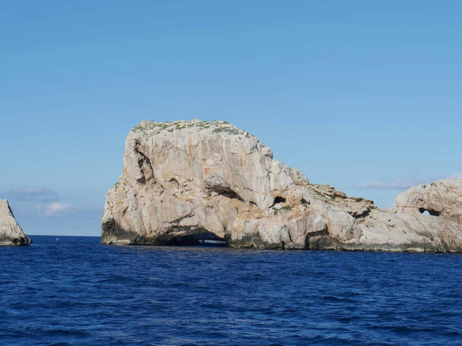 Glass-bottom boat cruise on Ibiza’s west coast