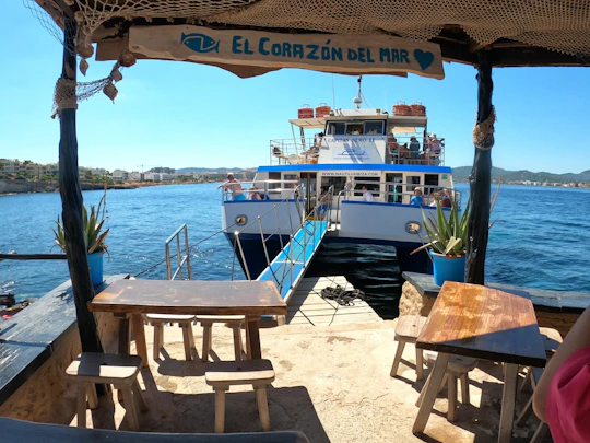 Glass-bottom boat cruise on Ibiza’s west coast