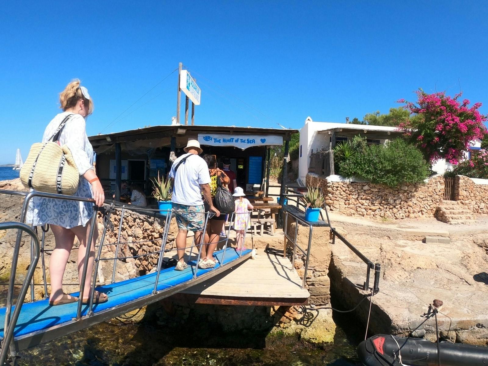 Glass-bottom boat cruise on Ibiza’s west coast
