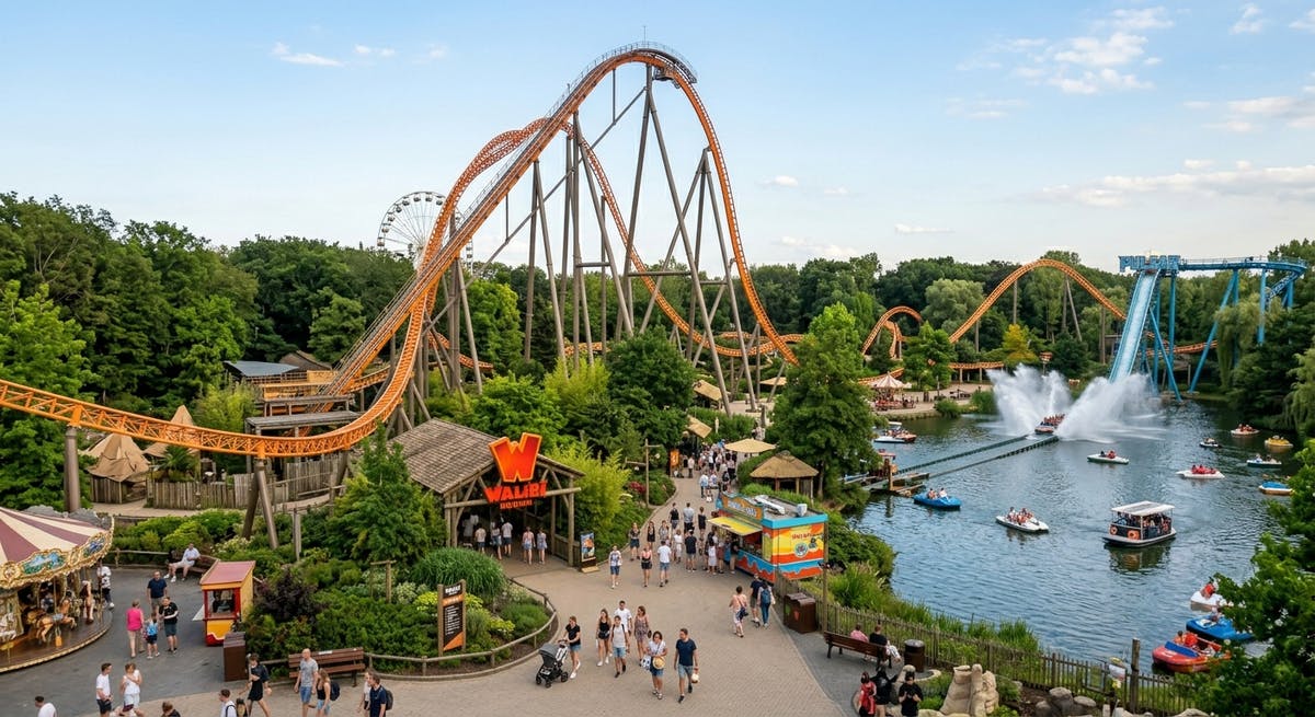 Toegangsticket voor Walibi Belgium met audiogids voor Brussel en eSIM
