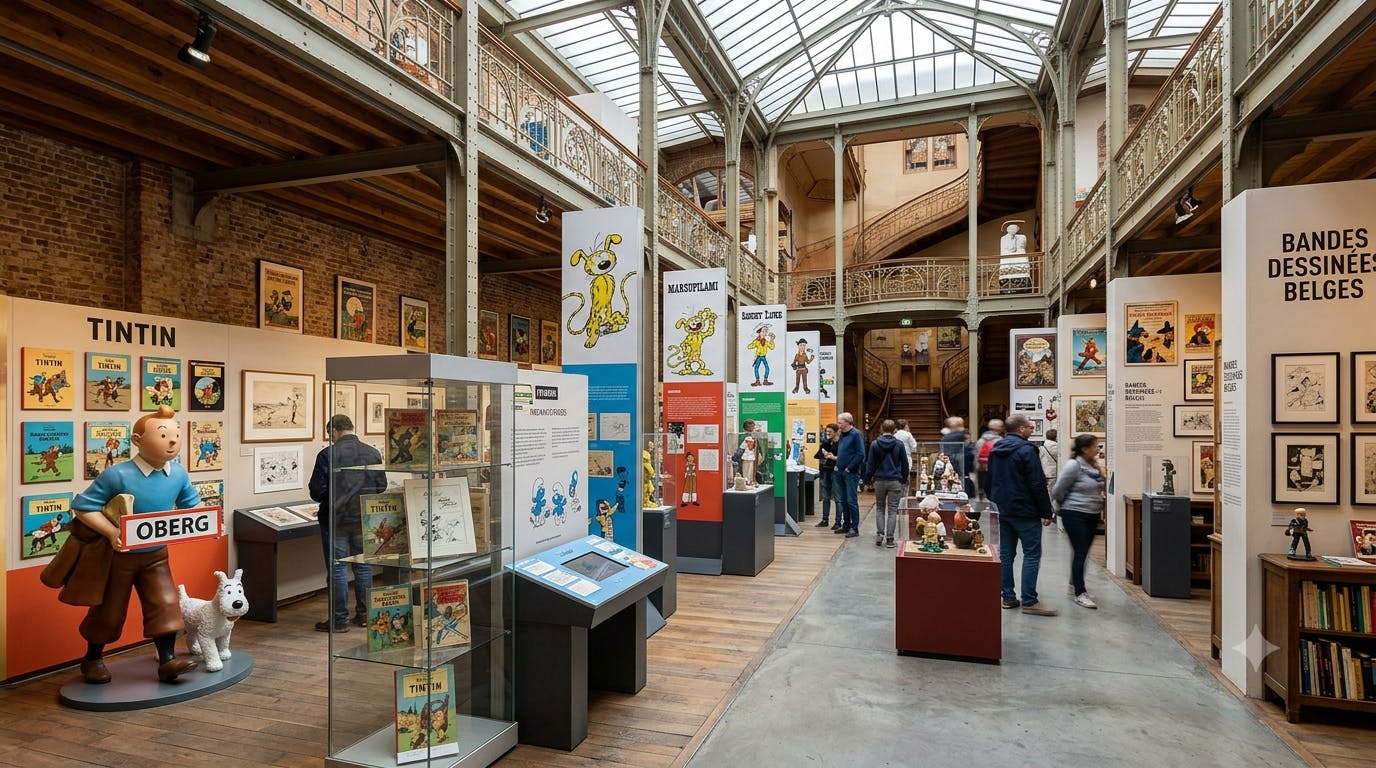 Billet d'entrée au Comic Art Museum Brussels avec audioguide de la ville et eSIM