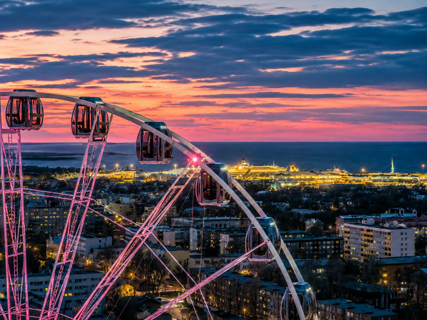 Skywheel of Tallinn ride with eSIM