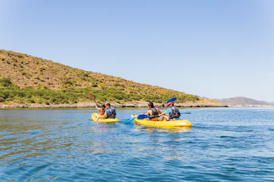 2-hour kayak tour around the 3 islands of the Mar Menor
