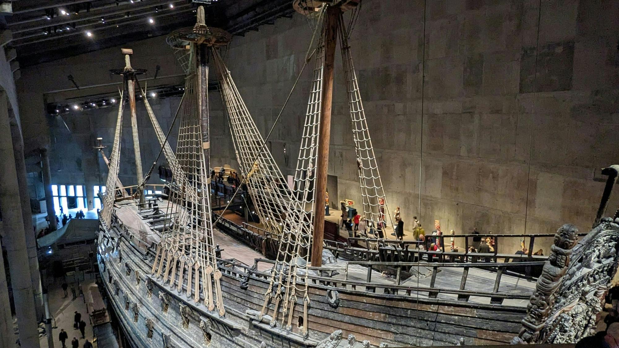 Vasa Museum and Vrak Museum combo with Stockholm audio guide and eSIM