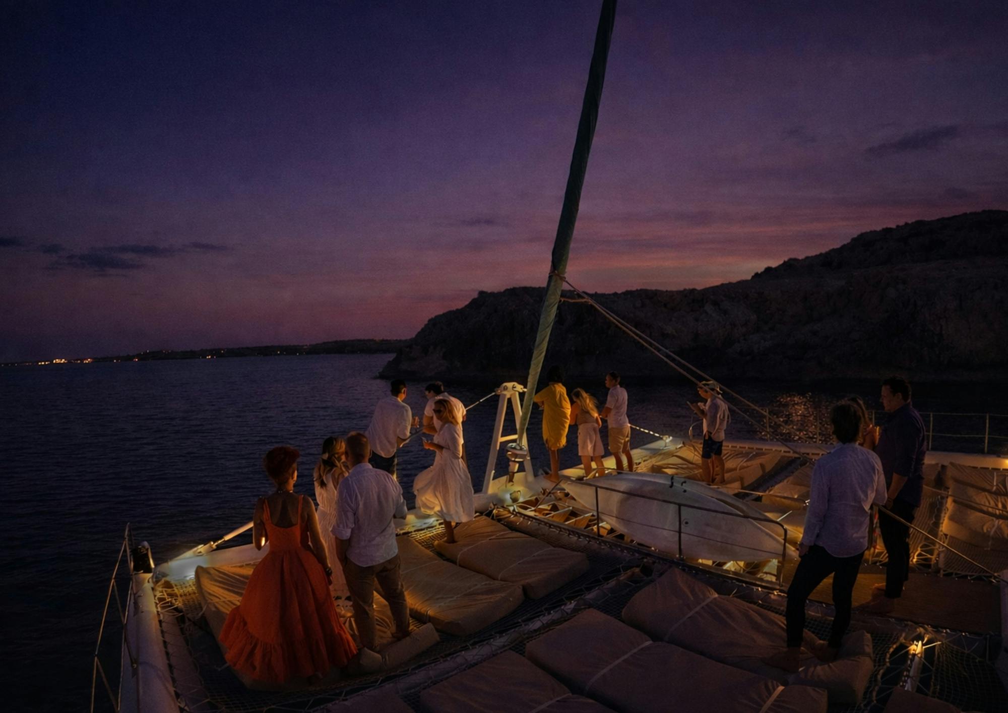 Catamaran cruise with authentic Cypriot dinner and entertainment