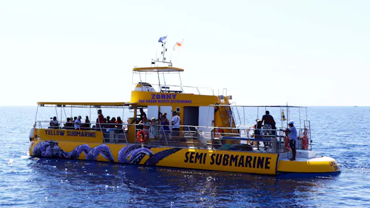 Yellow Submarine swim cruise with unlimited drinks from Larnaca