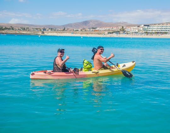 Double Kayak hire ticket from Caleta de Fuste harbour