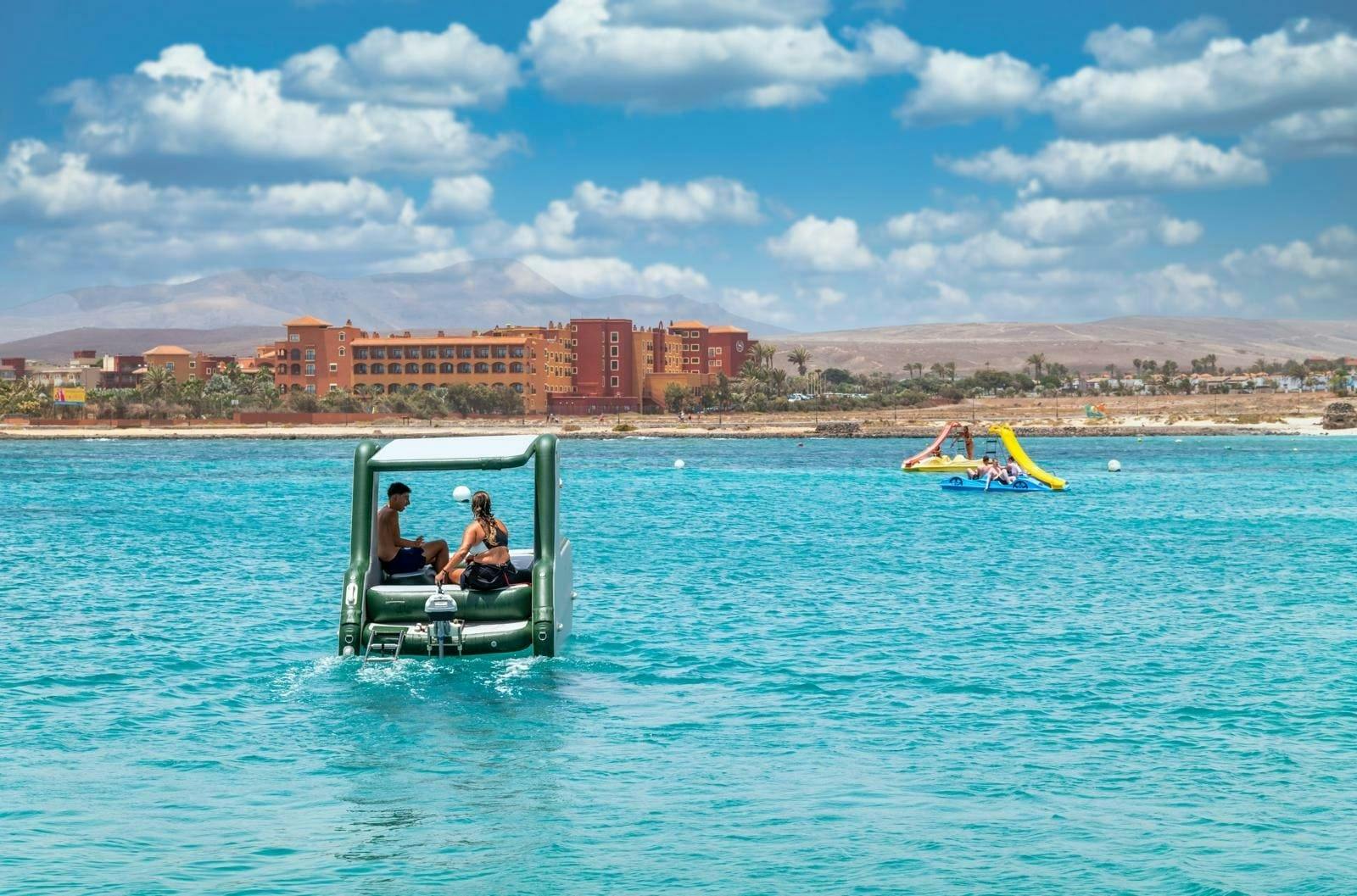 Electric Triboat hire from Caleta de Fuste harbour - 30 minutes