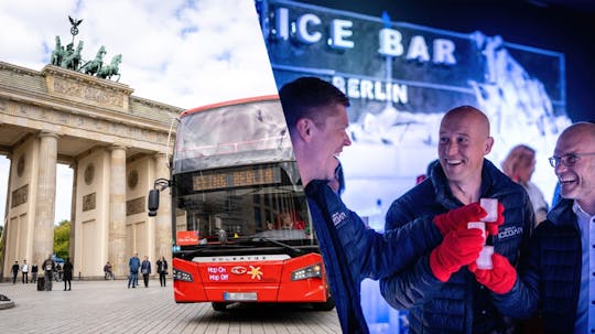 Berlin Icebar and 24 hour hop-on hop-off bus ticket