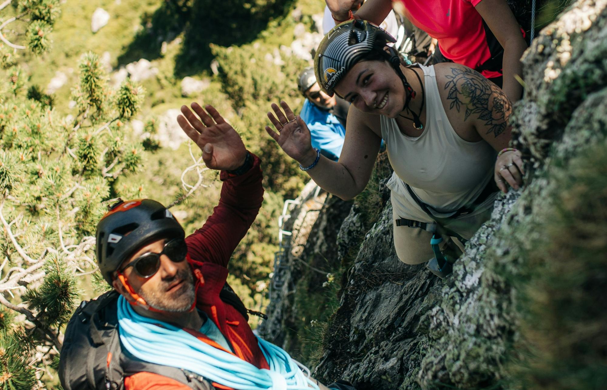 Excursion guidée sur une via ferrata en Andorre