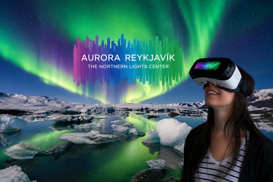 Aurora Reykjavik Northern Lights Centre con city audio guide y 1GB eSIM