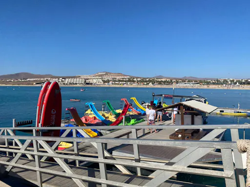 Pedalo with slide hire from Caleta de Fuste harbour - 60 minutes